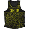 Laser Show Custom Athletic Sport Tank Top Made In USA by Tribe Lacrosse
