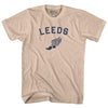Leeds Running Track Winged Foot-Adult Cotton T-shirt by Tribe Lacrosse