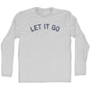 Let It Go Adult Cotton Long Sleeve T-shirt by Tribe Lacrosse
