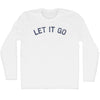 Let It Go Adult Cotton Long Sleeve T-shirt by Tribe Lacrosse