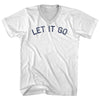 Let It Go Adult Cotton V-neck T-shirt by Tribe Lacrosse