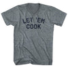 Let-Em-Cook Tri-Blend V-neck Womens Junior Cut T-shirt by Tribe Lacrosse