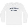 Let's Reggae Reefers Adult Cotton Long Sleeve T-shirt by Tribe Lacrosse