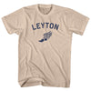 Leyton Running Track Winged Foot Adult Cotton T-shirt by Tribe Lacrosse