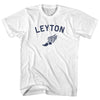 Leyton Running Track Winged Foot Adult Cotton T-shirt by Tribe Lacrosse