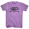 Libbys Surf Break Crossed Surf Board Surfing Destination Adult Tri-Blend T-Shirt by Tribe Lacrosse