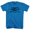 Libbys Surf Break Crossed Surf Board Surfing Destination Adult Cotton T-Shirt by Tribe Lacrosse