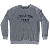 Litigation Team Adult Tri-Blend Sweatshirt by Tribe Lacrosse