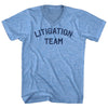 Litigation Team Adult Tri-Blend V-neck T-shirt by Tribe Lacrosse