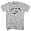 Liverpool Running Track Winged Foot-Adult Cotton T-shirt by Tribe Lacrosse