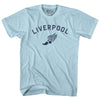 Liverpool Running Track Winged Foot-Adult Cotton T-shirt by Tribe Lacrosse