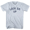 Lock Em Up Adult Tri-Blend T-shirt by Tribe Lacrosse