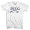 Long Beach Surf Break Crossed Surf Board Surfing Destination Youth Cotton T-Shirt by Tribe Lacrosse