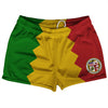 Los Angeles Shorty Short Gym Shorts 2.5" Inseam Made In USA by Tribe Lacrosse
