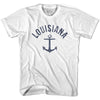 Louisiana State Anchor Home Cotton Adult T-shirt by Ultras
