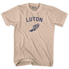 Luton Running Track Winged Foot-Adult Cotton T-shirt by Tribe Lacrosse