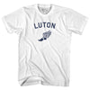Luton Running Track Winged Foot-Adult Cotton T-shirt by Tribe Lacrosse