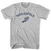 Macclesfield Running Track Winged Foot Adult Cotton T-shirt by Tribe Lacrosse