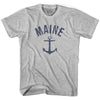 Maine State Anchor Home Cotton Youth T-shirt by Ultras