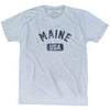 Maine USA Adult Tri-Blend T-shirt by Ultras