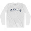 Manila Vintage City Adult Cotton Long Sleeve T-shirt by Ultras