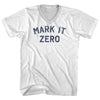 Mark It Zero Adult Cotton V-neck T-shirt by Tribe Lacrosse