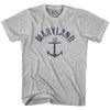 Maryland State Anchor Home Cotton Womens T-shirt by Ultras