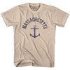 Massachusetts State Anchor Home Cotton Adult T-shirt by Ultras