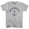 Massachusetts State Anchor Home Cotton Youth T-shirt by Ultras