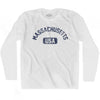 Massachusetts USA Adult Cotton Long Sleeve T-shirt by Ultras