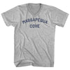 Massapequa Cove Adult Cotton V-neck T-shirt by Tribe Lacrosse