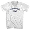 Massapequa Cove Adult Cotton V-neck T-shirt by Tribe Lacrosse