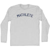 Mathlete Adult Cotton Long Sleeve T-shirt by Tribe Lacrosse