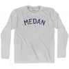 Medan Vintage City Adult Cotton Long Sleeve T-shirt by Ultras
