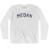 Medan Vintage City Adult Cotton Long Sleeve T-shirt by Ultras
