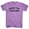 Merge The Carolinas Adult Tri-Blend T-shirt by Tribe Lacrosse