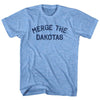 Merge The Dakotas Adult Tri-Blend T-shirt by Tribe Lacrosse