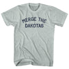 Merge The Dakotas Adult Tri-Blend T-shirt by Tribe Lacrosse