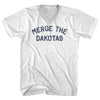 Merge The Dakotas Adult Cotton V-neck T-shirt by Tribe Lacrosse