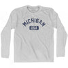 Michigan USA Adult Cotton Long Sleeve T-shirt by Ultras