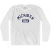 Michigan USA Adult Cotton Long Sleeve T-shirt by Ultras