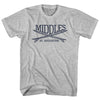 Middles Surf Break Crossed Surf Board Surfing Destination Youth Cotton T-Shirt by Tribe Lacrosse