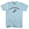 Middlesbrough Running Track Winged Foot-Adult Cotton T-shirt by Tribe Lacrosse