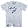 Millwall Running Track Winged Foot-Adult Tri-Blend T-shirt by Tribe Lacrosse