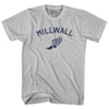 Millwall Running Track Winged Foot-Adult Cotton T-shirt by Tribe Lacrosse