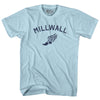 Millwall Running Track Winged Foot-Adult Cotton T-shirt by Tribe Lacrosse