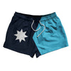 Minnesota New Flag Shorts 2.5" Swim Shorts Made in USA by Tribe Lacrosse