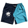 Minnesota New Flag Shorts Swim Shorts 7" Made in USA by Tribe Lacrosse