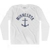 Minnesota State Anchor Home Cotton Adult Long Sleeve T-shirt by Ultras