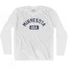 Minnesota USA Adult Cotton Long Sleeve T-shirt by Ultras